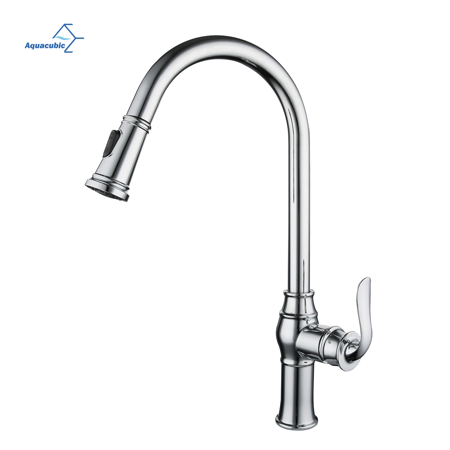 Aquacubic Wholesale Bestverkopende cUPC Swivel Long Endurance Wastafel Trek Keukenkraan